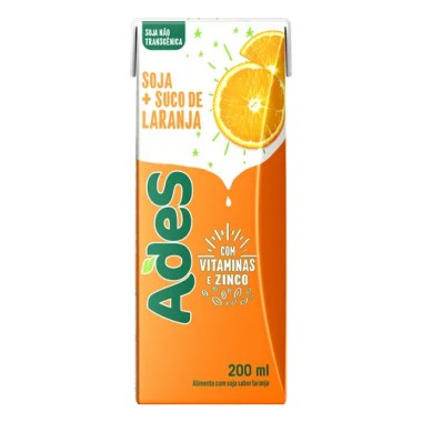 BEBIDA SOJA ADES PESSEGO 200ML