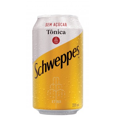 AGUA TONICA SCHWEPPES SEM ACUCAR 350ML