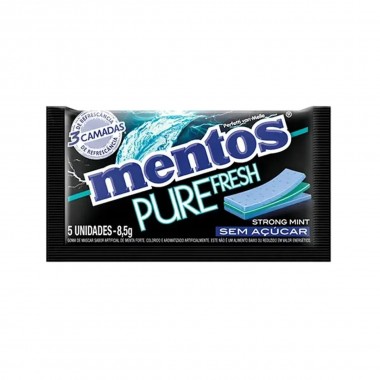 CHICLE MENTOS PURE FRESH STRONG MINT8,5G