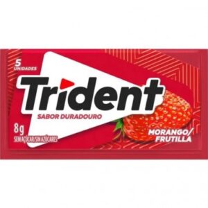 CHICLE TRIDENT MORANGO 8GR