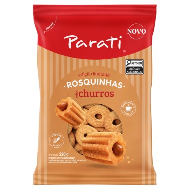 BISCOITO PARATI ROSCA CHURROS 220GR