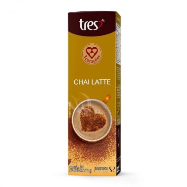 CHA TRES CORACOES CAP CHA LATT 10UN 105G