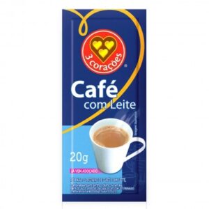 CAFE TRES CORACOES CAFE C LEITE SHT 20GR