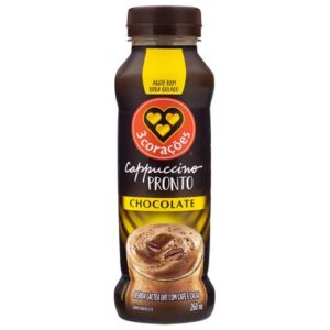 BEBIDA LACTEA 3CORACOES CAP CHOCO 260ML