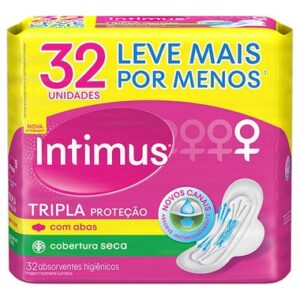 ABSORVENTE INTIMUS TRIPLA SECA C ABAS 32