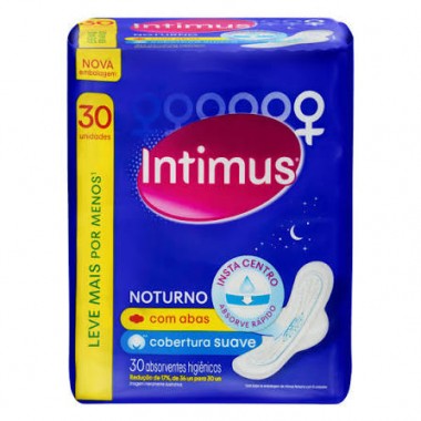 ABSORVENTE INTIMUS NOT SUAVE C ABA 30UN