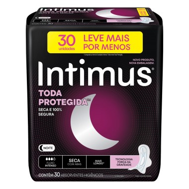 ABSORVENTE INTIMUS NOT SECA C ABA 30UN