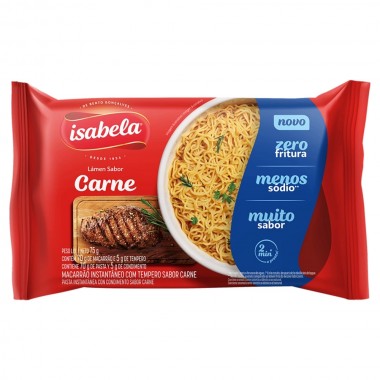 MASSA INST ISABELA NAO FRITO CARNE 75GR