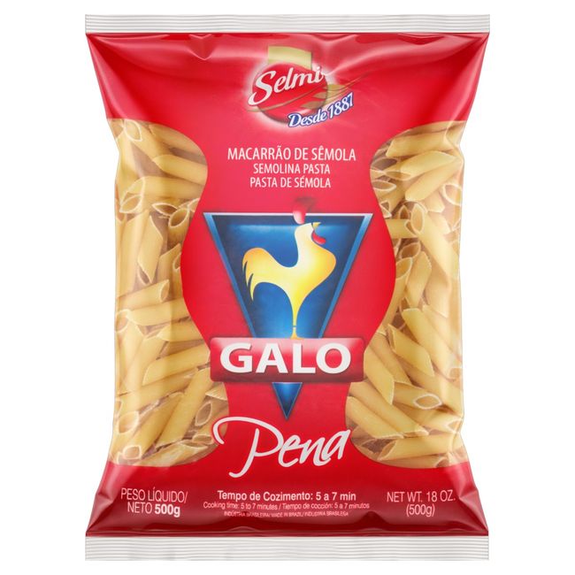 MASSA GALO S/OVOS PENA 500GR