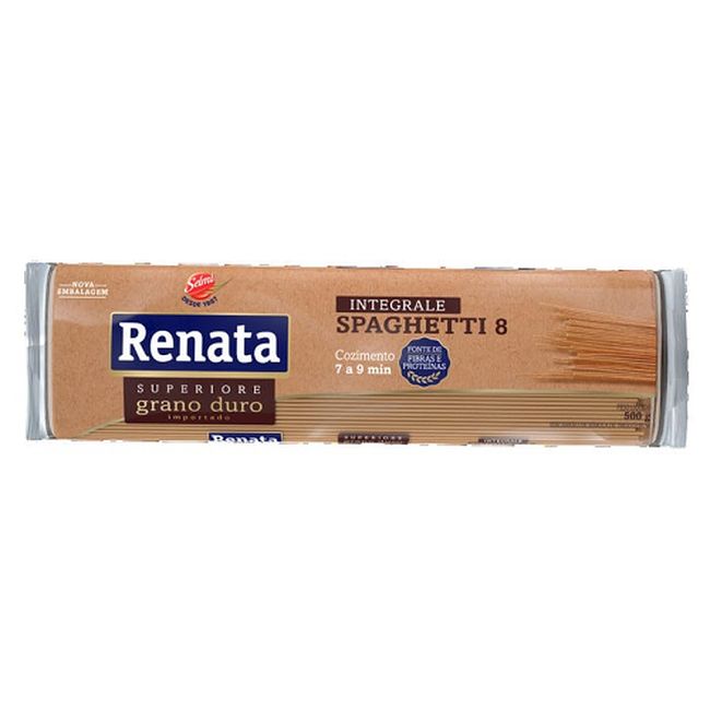 MASSA RENATA GRANO DURO SPAGHETTI8 500GR