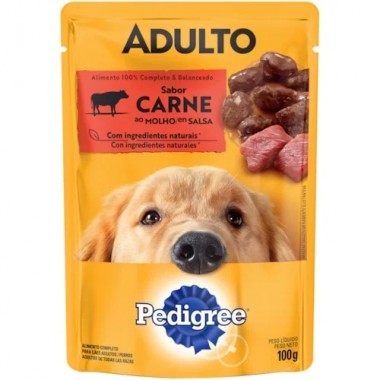 RACAO PEDIGREE CARNE SHT 100GR