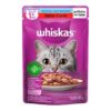RACAO WHISKAS CASTRADOS CARNE SACHE 85GR