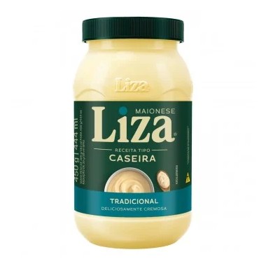 MAIONESE LIZA CASEIRA POTE 450GR