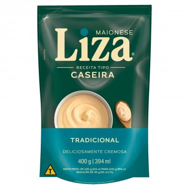 MAIONESE LIZA CASEIRA SHT 400GR