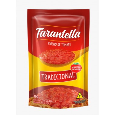 MOLHO TOMATE TARANTELLA TRAD SHT 300GR