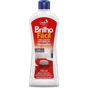 CERA LIQ BRILHO FACIL VERMELHA 750ML