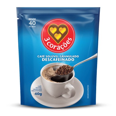 CAFE TRES CORACOES SOL DESCAF RF 40GR