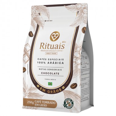 CAFE TRES CORACOES TM RIT GRAO CHOC 250G