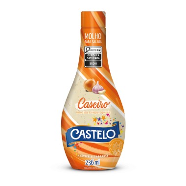 MOLHO CASTELO SALADA CASEIRO 236ML
