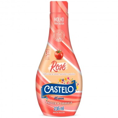 MOLHO CASTELO SALADA ROSE 236ML