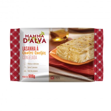 LASANHA MAMMA DALVA QUATRO QJO 600GR