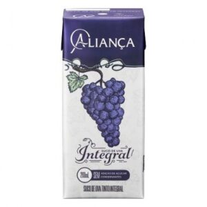 SUCO ALIANCA UVA INTEGRAL 200ML