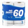 PAPEL HIG MILI BIANCO 60MT C/4 UN