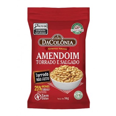 AMENDOIM DACOLONIA SALGADO 50GR