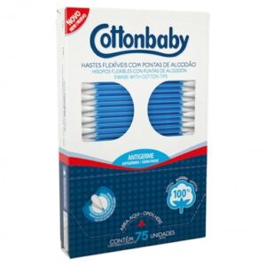 HASTES FLEXIVEIS COTTONBABY 75UN UN