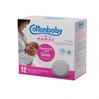 ABSORVENTE P SEIOS COTTONBABY PREMI 12U