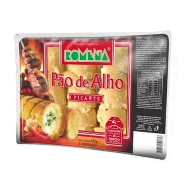 PAO DE ALHO ROMENA PICANTE 450GR