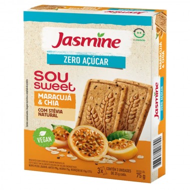 BISCOITO JASMINE SOU SWE MAR CHIA ZL 90G