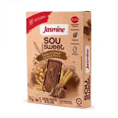 BISCOITO JASMINE INT CACAU CER ZL 75GR