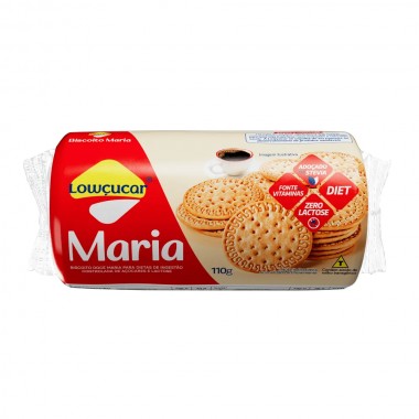 BISCOITO LOWCUCAR MARIA ZR ZL 110GR