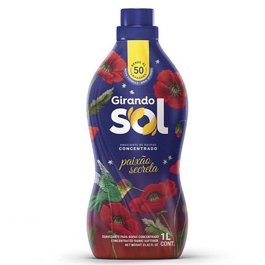 AMACIANTE GIRANDO SOL VERMELHO CONC 1L