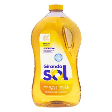 LAVA ROUPA LIQ GIRANDO SOL GLICERINA 3L