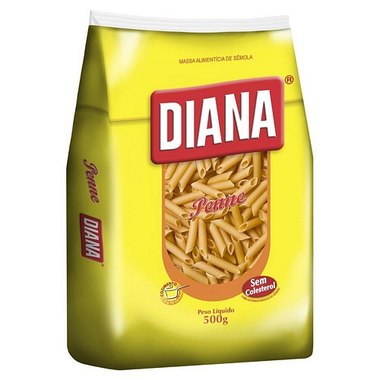 MASSA DIANA S OVOS PENNE 500GR