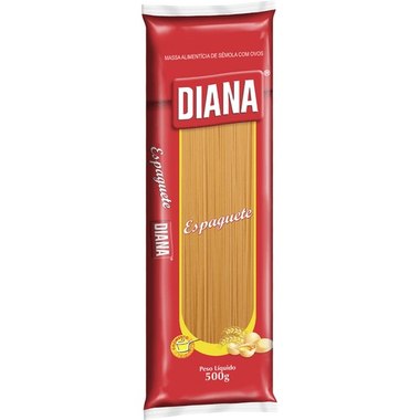 MASSA DIANA COM OVOS 500g