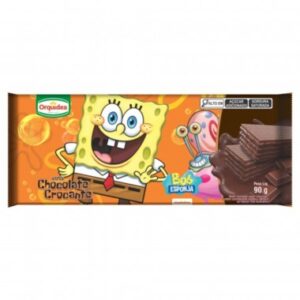 BISCOITO WAF ORQUIDEA BOB E CHOC CROC90G