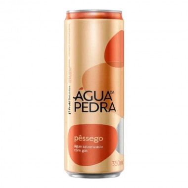 AGUA SABORIZADA DA PEDRA PESSEGO 350ML