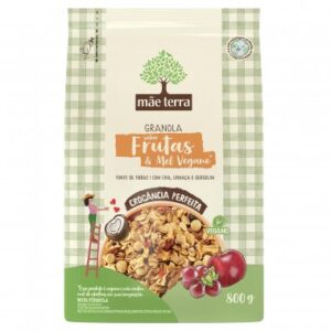 GRANOLA MAE TERRA FRUTAS E MEL 800GR