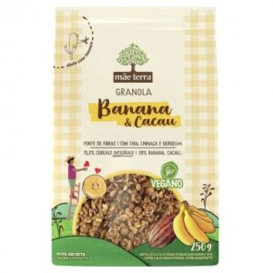 GRANOLA MAE TERRA BANANA E CACAU 250GR