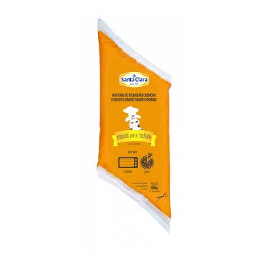 REQUEIJAO SANTA CLARA CHEDDAR BN 400GR