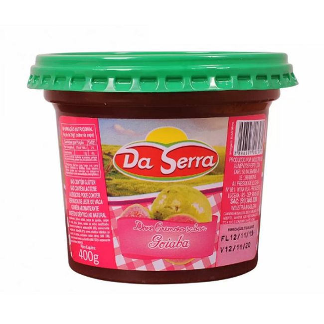 DOCE DA SERRA GOIABA 400GR