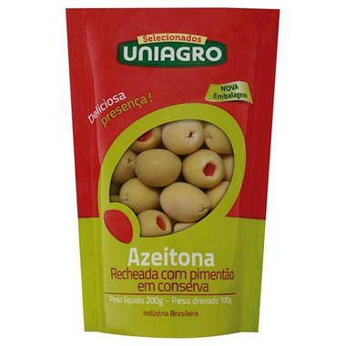 AZEITONA UNIAGRO RECHEADA SCH 100GR