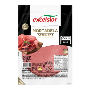 MORTADELA EXCELSIOR DEFUMADA 180GR