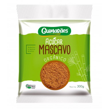 ACUCAR MASCAVO GUIMARAES ORGANICO300GR