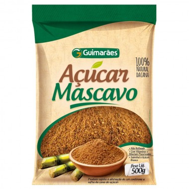 ACUCAR MASCAVO GUIMARAES 500GR