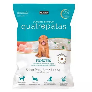 RACAO QUATRO PATAS CAES FLHT PQ MIN 1KG