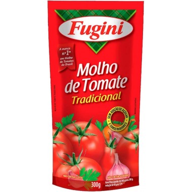 MOLHO TOMATE FUGINI TRAD SHT 300G
